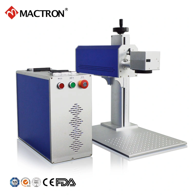 Affordable Portable Low Power CO2 Laser Marking Machine with Exchange Table