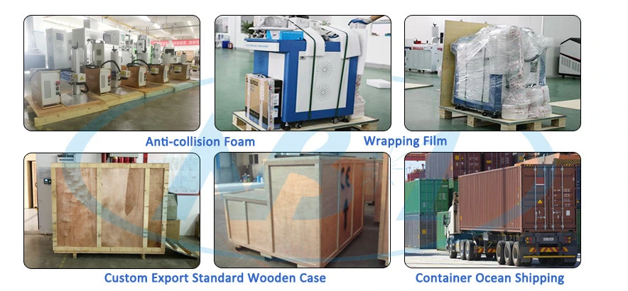 30W 60W 80W 100W CO2 Flying CO2 Laser Marking Machine for Fabric Cloth Rubber Paper Wood