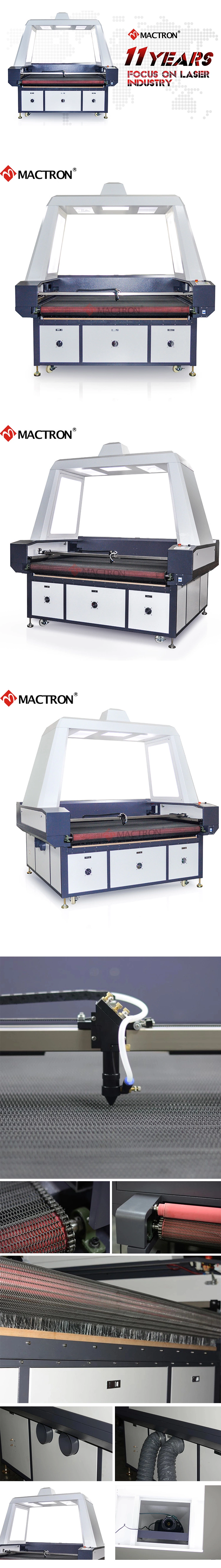 Panoramic Automatic with CCD Camera CO2 Laser Cutting Machine for Textile Fabric