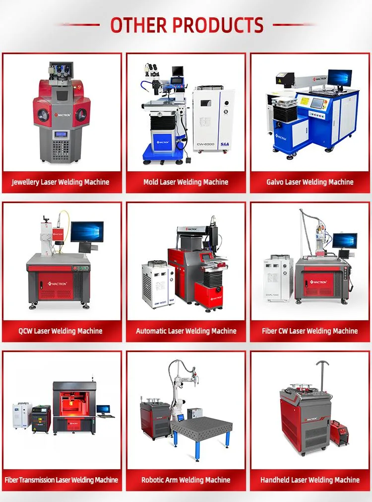 CNC Four Axis Laser Welding Machine 1500W Fiber Laser Welding System