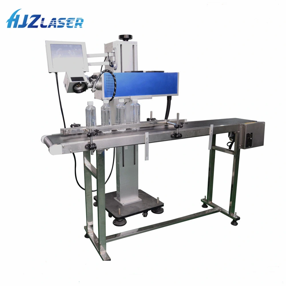 High Speed Multiple Language 30W Static Fiber Laser Marking Machine for Metal, Glass, Plastic with CE Certification