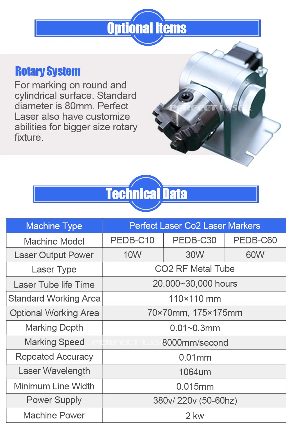 30W RF Metal Tube CO2 Galvo Laser Wood Engraving Machine