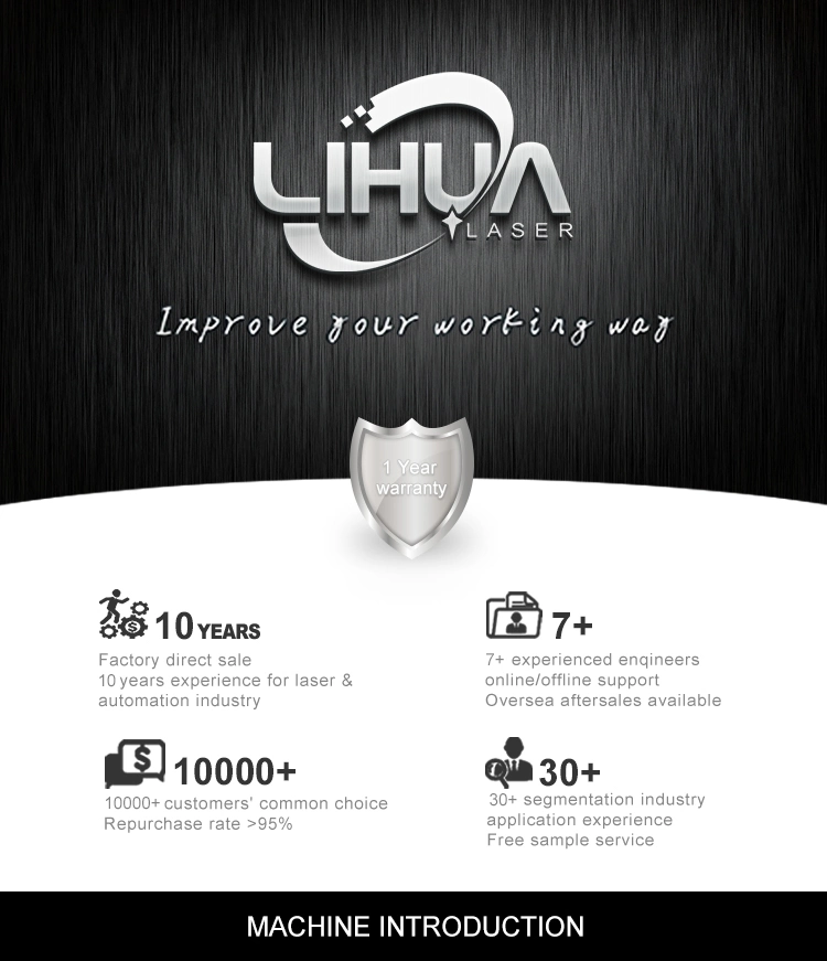 Lihua Large Format 3d Dynamic Focus 100w 200w Co2 Galvo Reci Glass Synrad Rf Metal Tube Laser Marking Cutting Machine