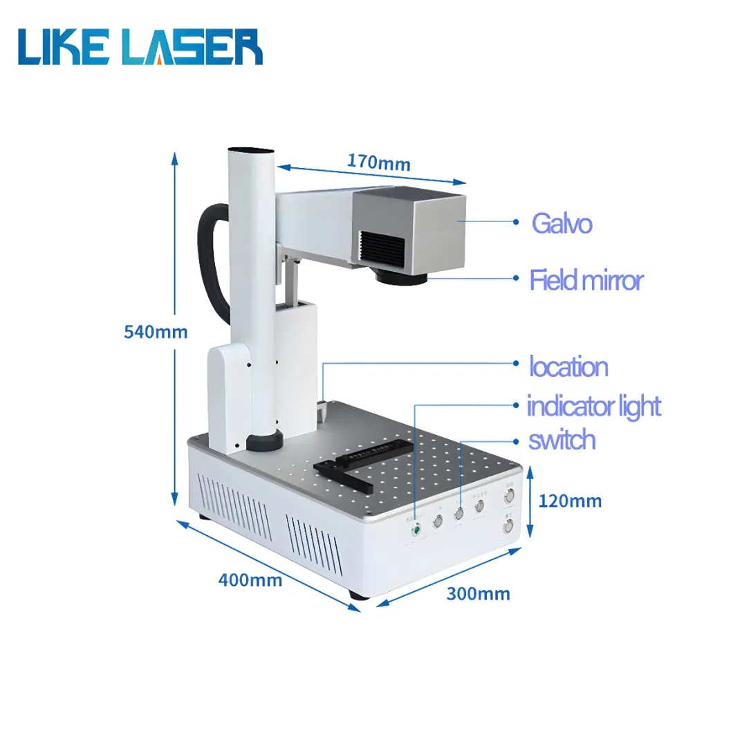 Portable Laser Engraver Marking Machine for Jewellery Fiber CO2 UV Laser Engraving Machine Metal Price Auto Focus Optional