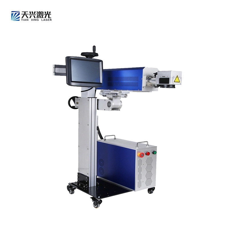 CO2 Online Flying Laser Marking Machine Support Long Coding Function for The Automatic Production Line