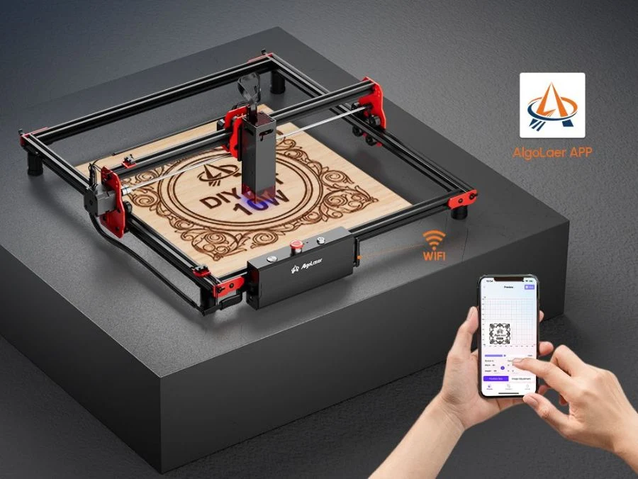 Algolaser DIY Kit CO2 3D Laser Engraving Machine for Logo Printing Marking