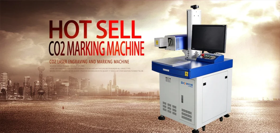 Best Price Desktop 20W 30W 50W CO2 Laser Marking Machine Engraving Machine with 2 Years Warranty
