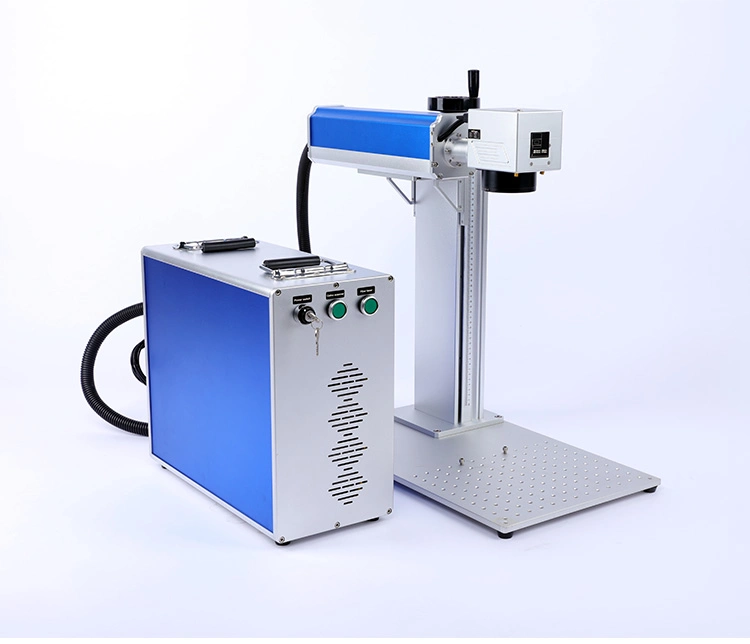 Glass Gobo Logo Printing CNC Engraving Machines Marker 20W 30W 50W Portable Color Fiber Laser Marking Machine Engraver for Plastic