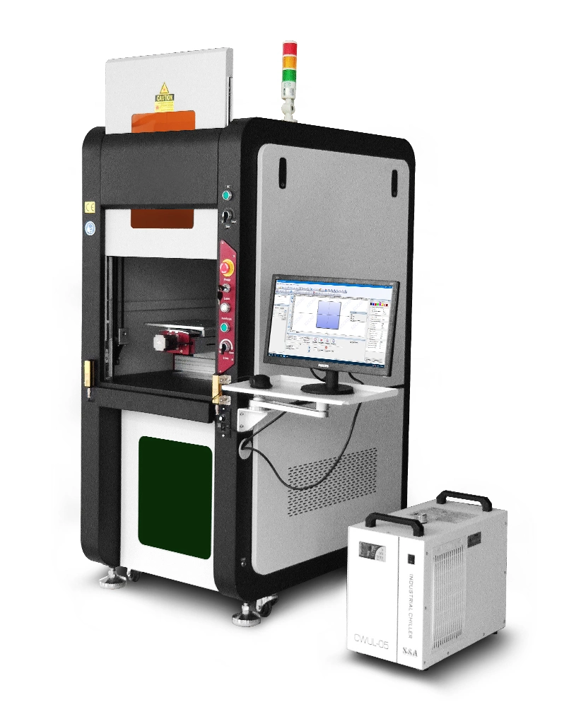 Enclosed Type UV 3W 5W 8W 10W 3D Laser Marker for Cosmetics Pharmaceuticals Food Polymer Materials Package