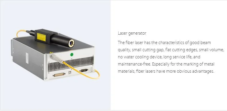 Split Desk Portable Type 20W 30W 50W Fiber CO2 Laser Marking Machine