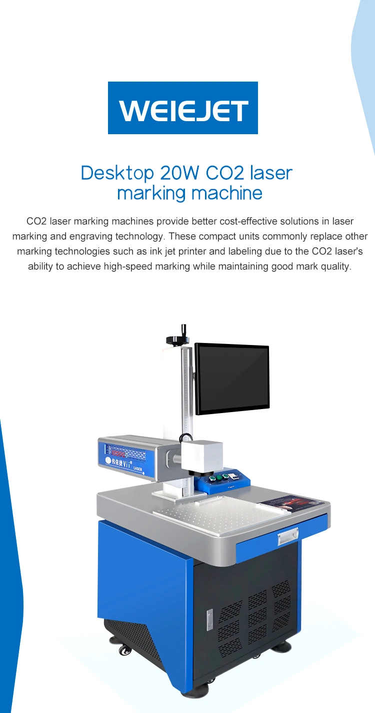 Static CO2 Laser Printer Engraver Machine Engraving Machine for Wood/Bamboo/Lether/Plastics Coding