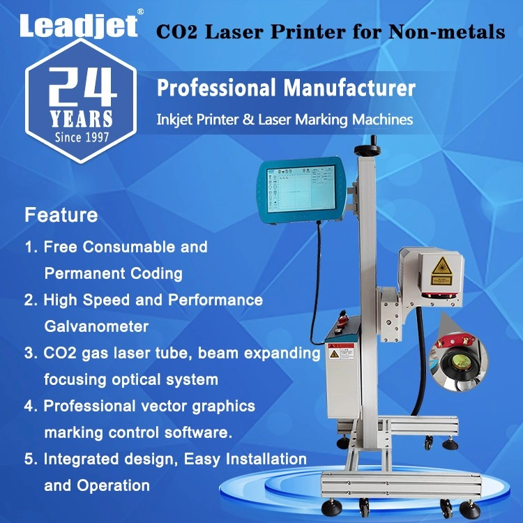 Leadjet 30W CO2 RF Laser Marking Machine Coding Printer Manufacturer Clearance Sales