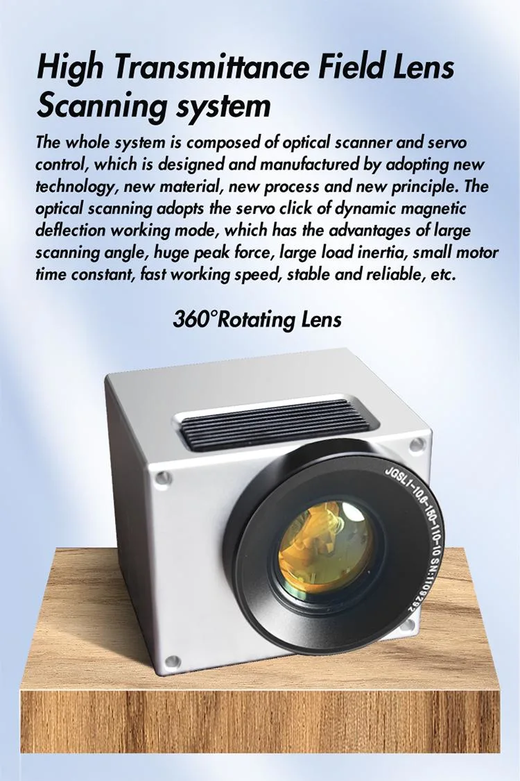 CO2 Galvo Laser Marking Machine CO2 30W Machine Laser Engraver with Davi Laser Source