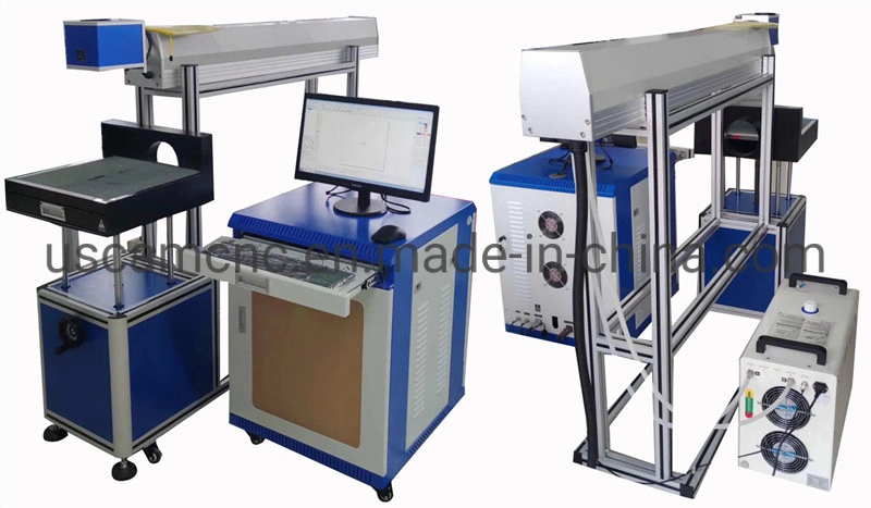 80W 100W 130W CO2 Optical Galvo Laser Marking Engraving Machine for Pharmaceutical Food Drink Packaging, Handicrafts, Textile, Ceramics