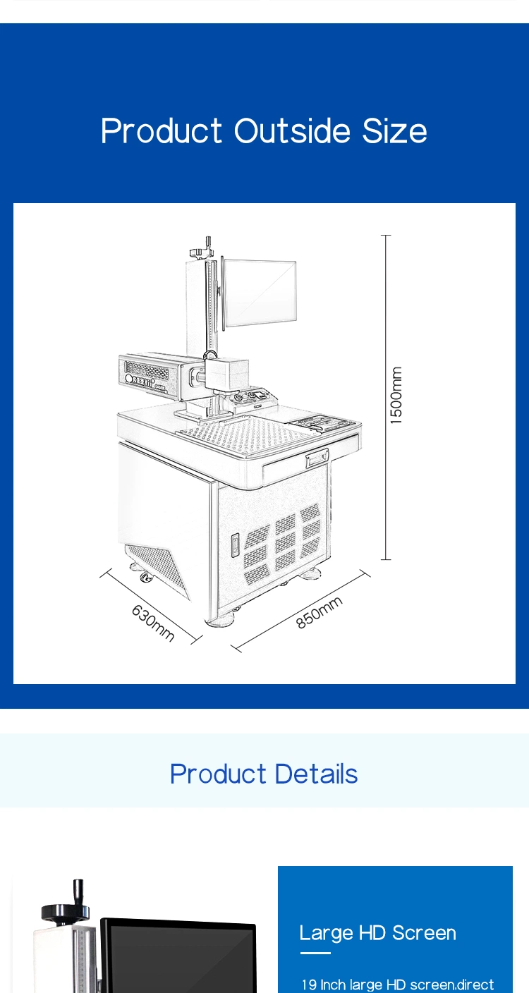 Static CO2 Laser Printer Engraver Machine Engraving Machine for Wood/Bamboo/Lether/Plastics Coding