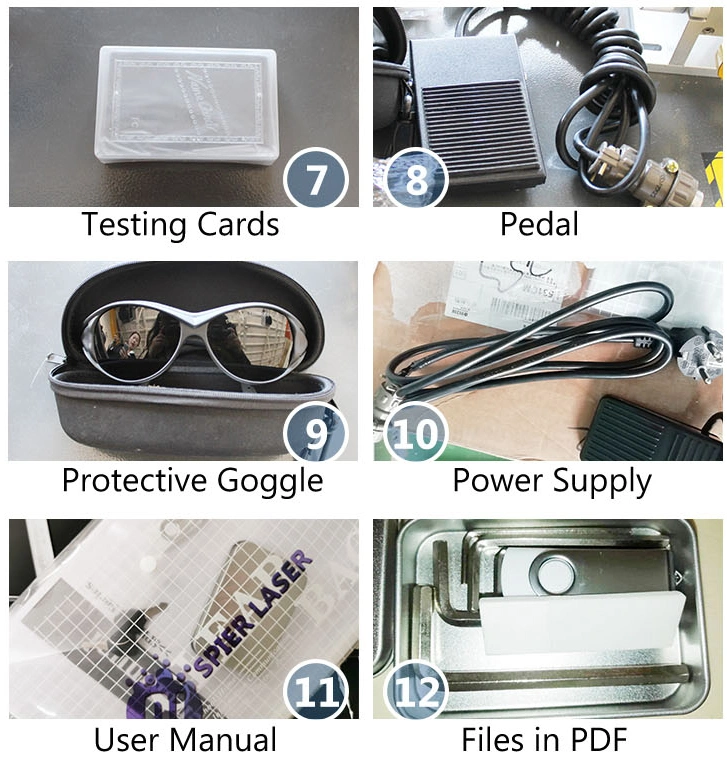 Portable Type 20W 30W 50W 100W Fiber CO2 Laser Marking Machine Price