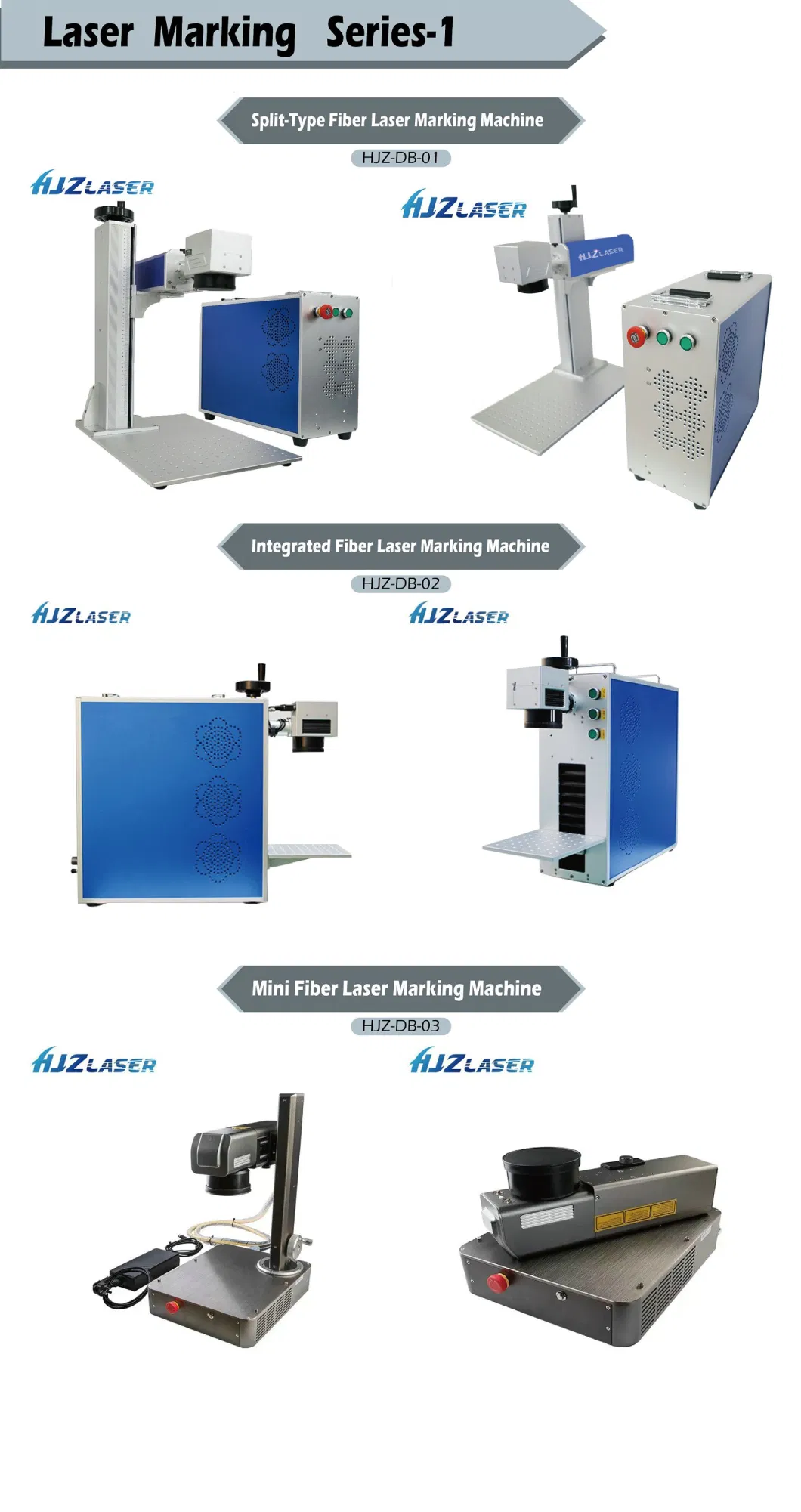 Portable 20W 30W 50W CNC Fiber CO2 Laser Engraver Engraving Printing Machine Marker Marking Machine for Metal/Plastic/Robber/PVC