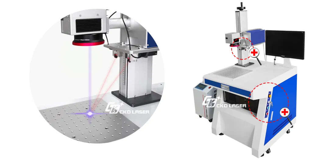 Multi Function UV Laser Marker for Glass Ceramic Crystal Rubber Metal