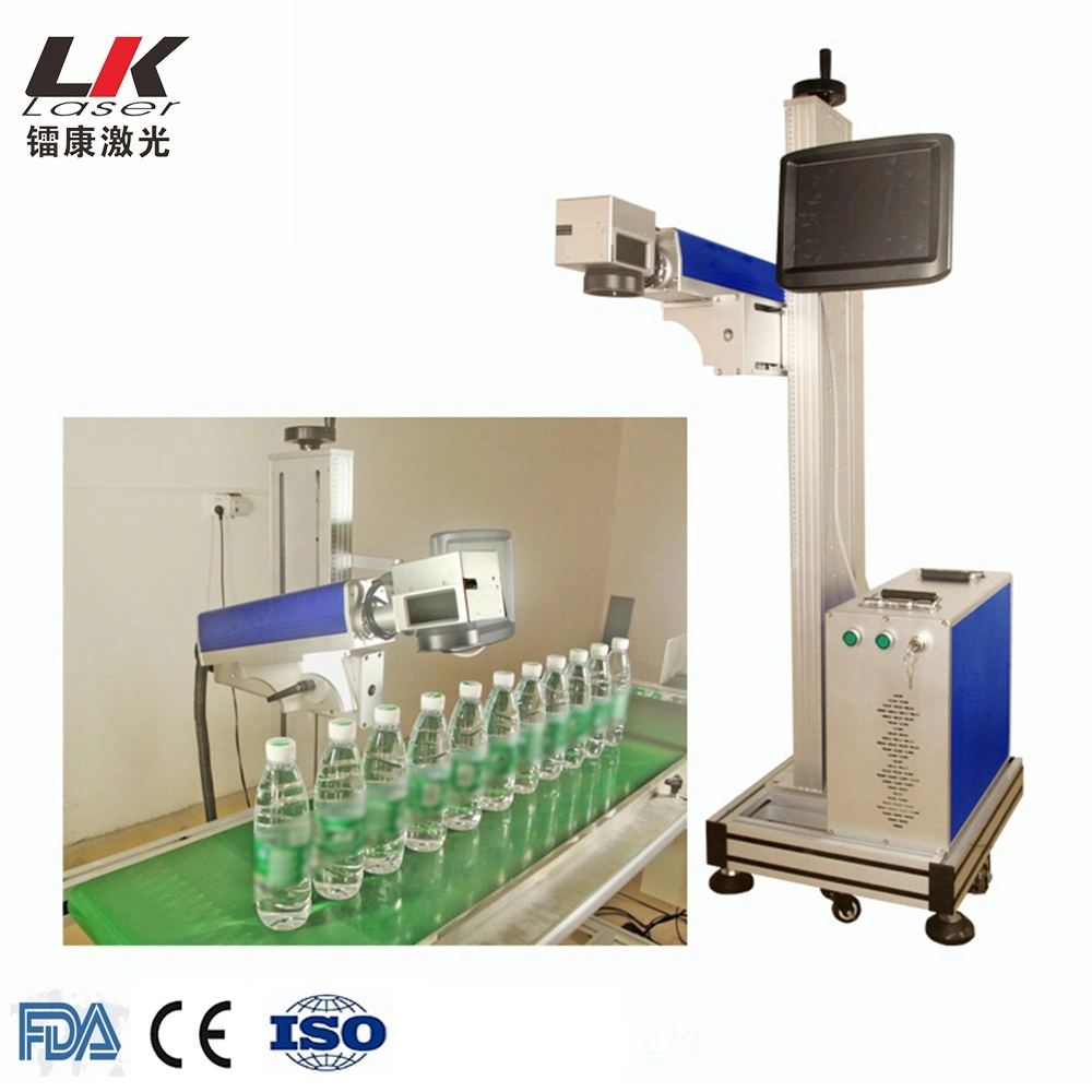 Pet Bottle Production Date Automatic Marking Machine CO2 Laser Marking Series Batch Numbers
