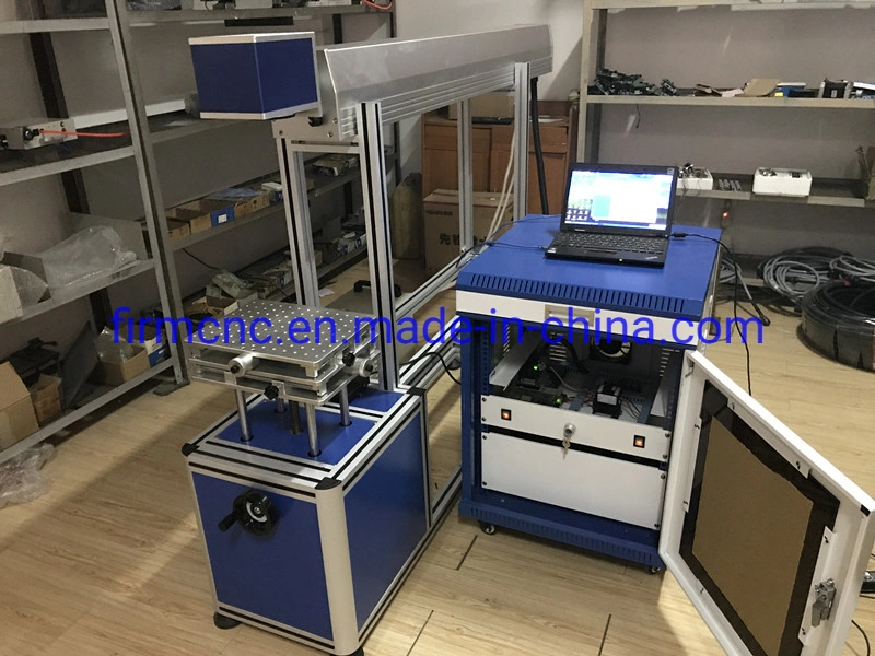 New Design CO2 Glass Tube Laser Marking Machine on Jeans