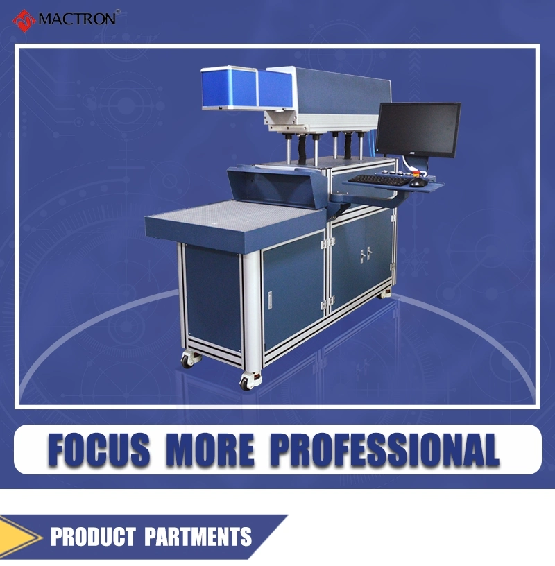 Dynamic Working Area 600X600mm Laser Marking Machine CO2 100W Laser Marking Machine Price