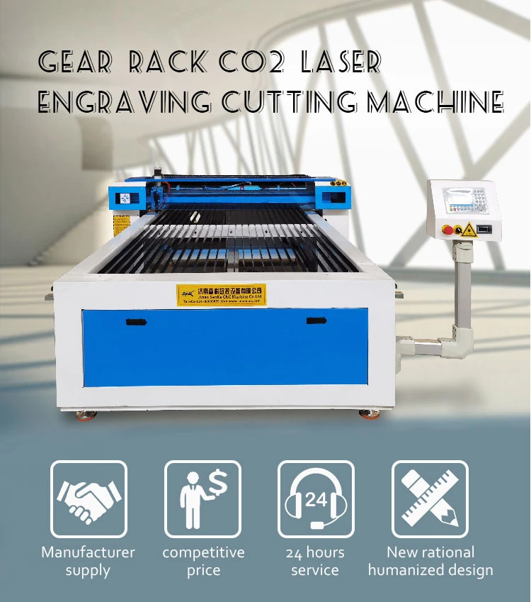 Senke CNC Router CO2 Laser Wood Acrylic Plate Cutting Marking Machine