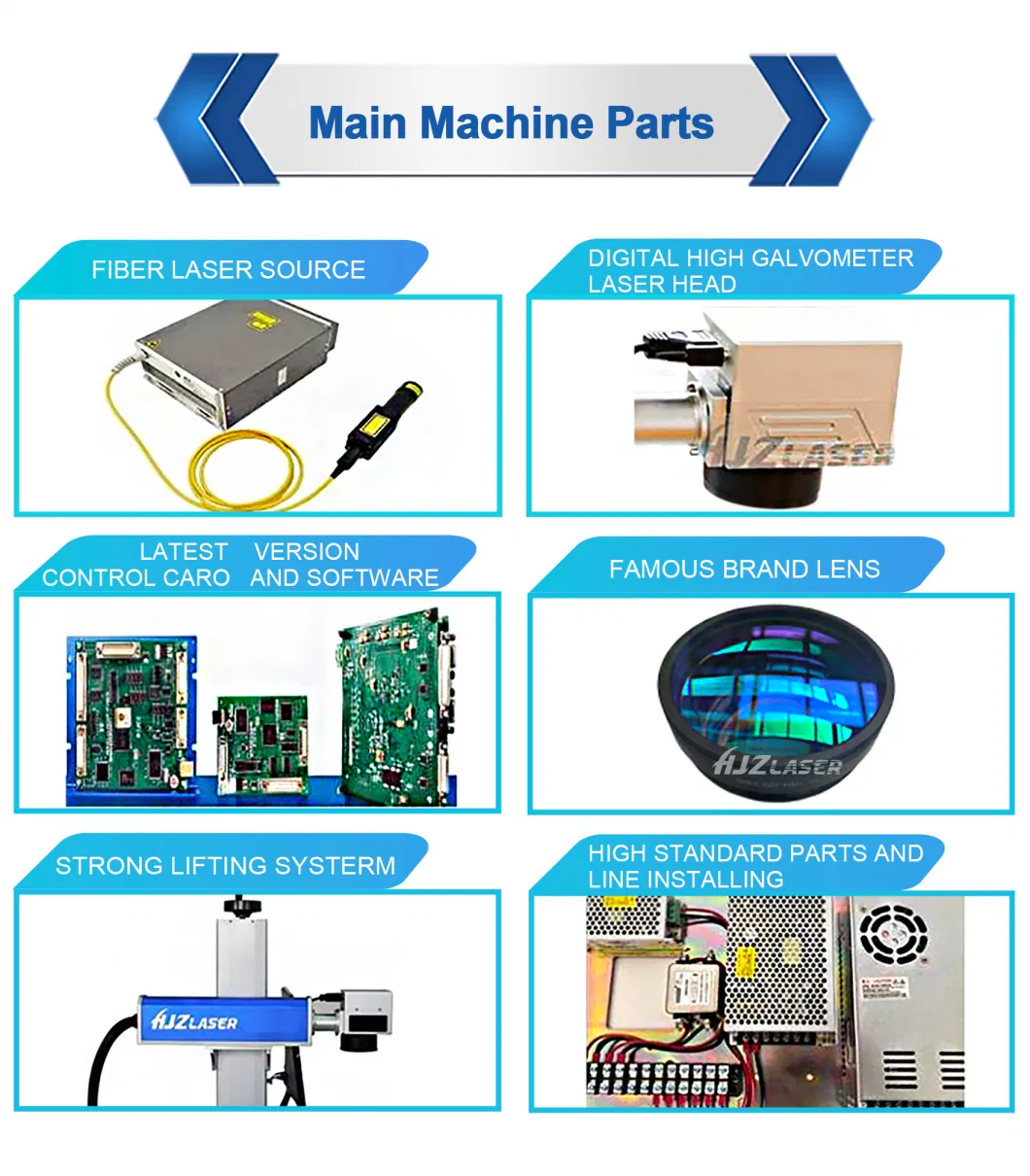 Portable CO2 Laser Marking Machine Raycus 30W 60W Engraving Machine