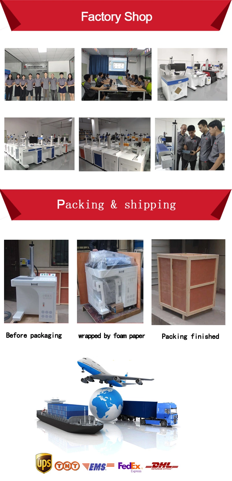 Hispeed CO2 Flying Laser Marking Machine Laser Engraving Machine for Wood Plastic Jeans