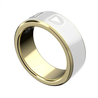  Ome Stainless Steel Smart Ring with Real Heart Rate, Health Monitor Ipx8 Waterproof Man Women