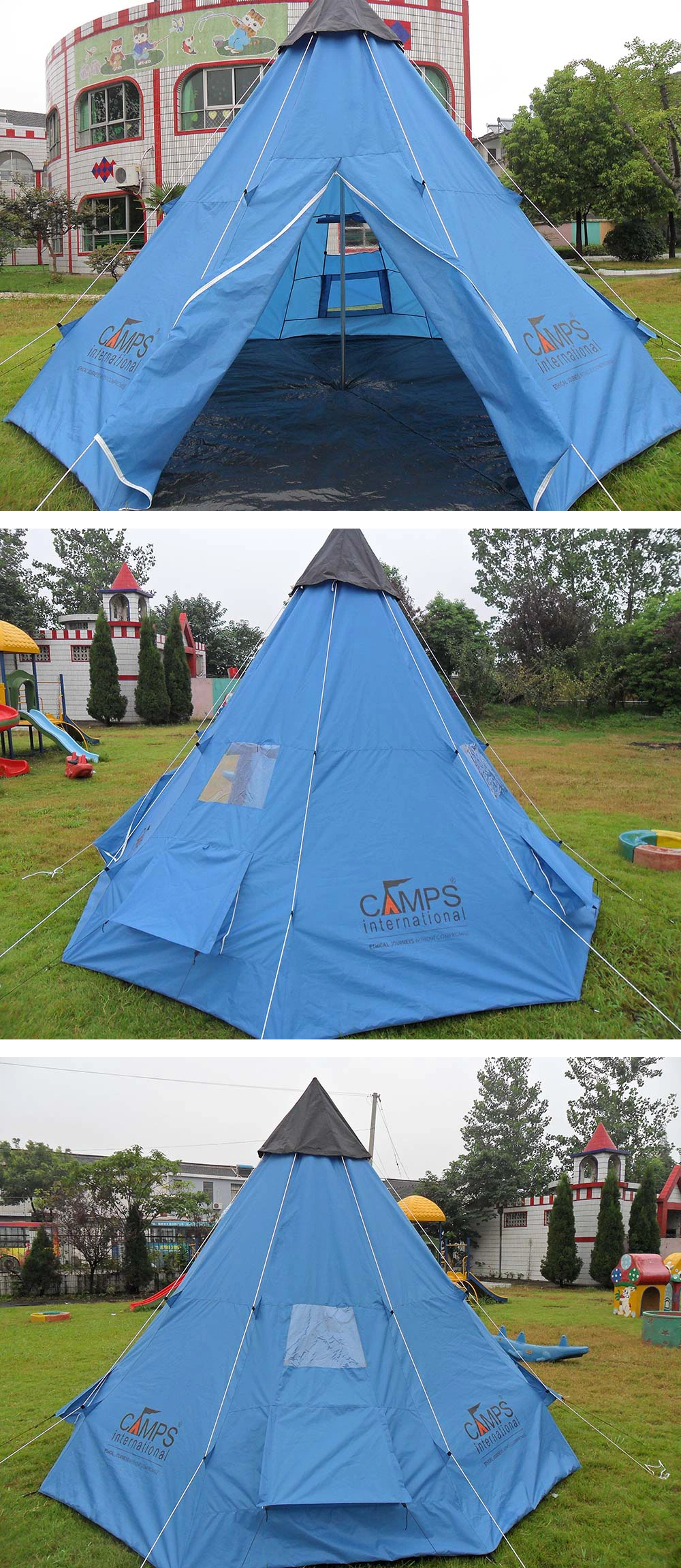 10 Person Backpacking Camping Custom Outdoor Teepee Tent for Sale