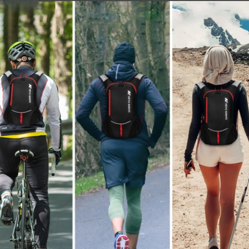 Cycling Hydration Bag with 2L Water Bladder Custom Logo Hiking Water Backpack