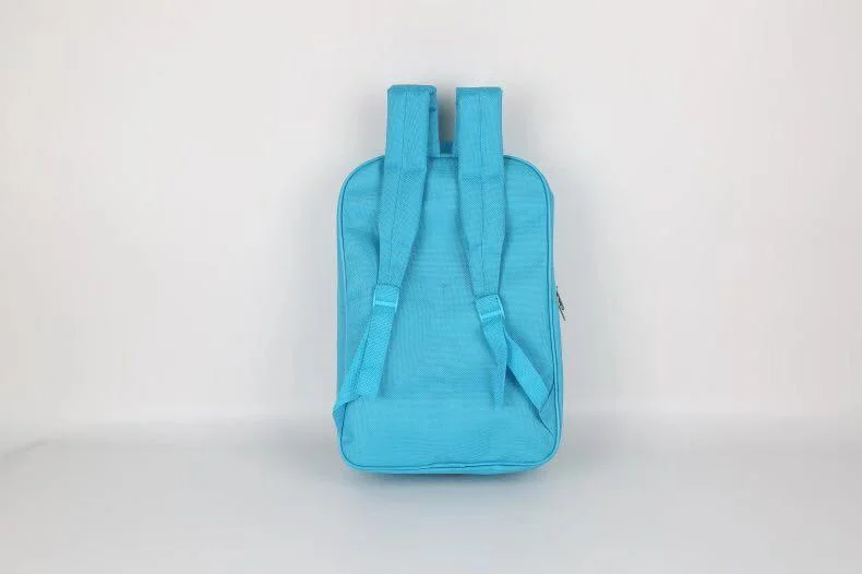 600d Nylon Waterproof Simple Children Backpack Unicef Logo Student Daypack Bookbag for Teen Boys