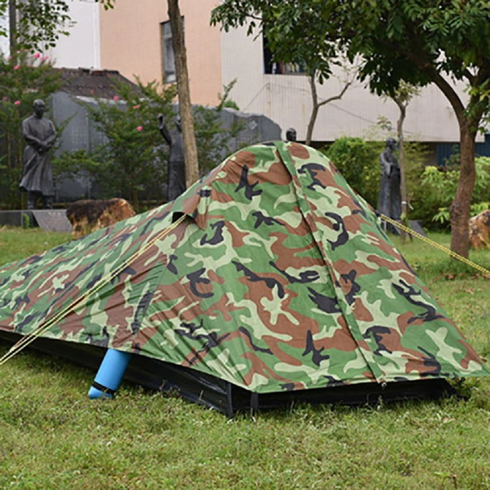 Outdoor Swag Inflatable Camouflage Tent Custom Ultralight Double-Skin Single-Person Tent Fiberglass Structure Compact Size Quick and Easy Set up Wbb18263