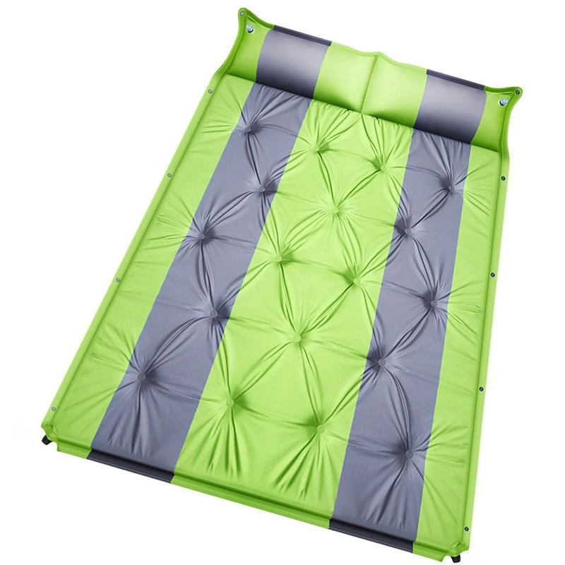 Outdoor Products Camping Mattress Foam Self Inflatable Double People Air Mattresses with Pillows Foldable Mattress