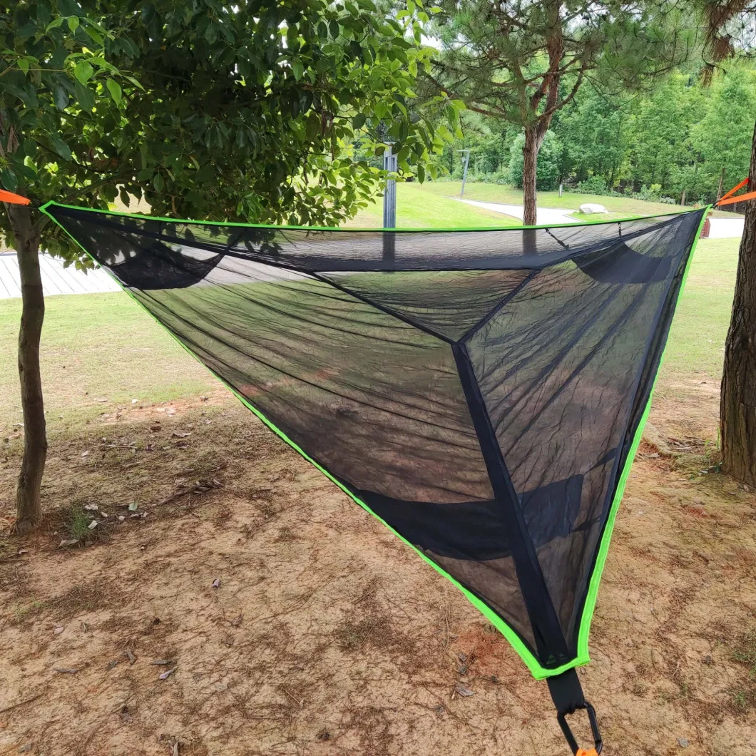 3 Point Design Portable Hammock Multi-Functional Triangle Aerial Mat Multi-Person Hammock Patented Wyz16034