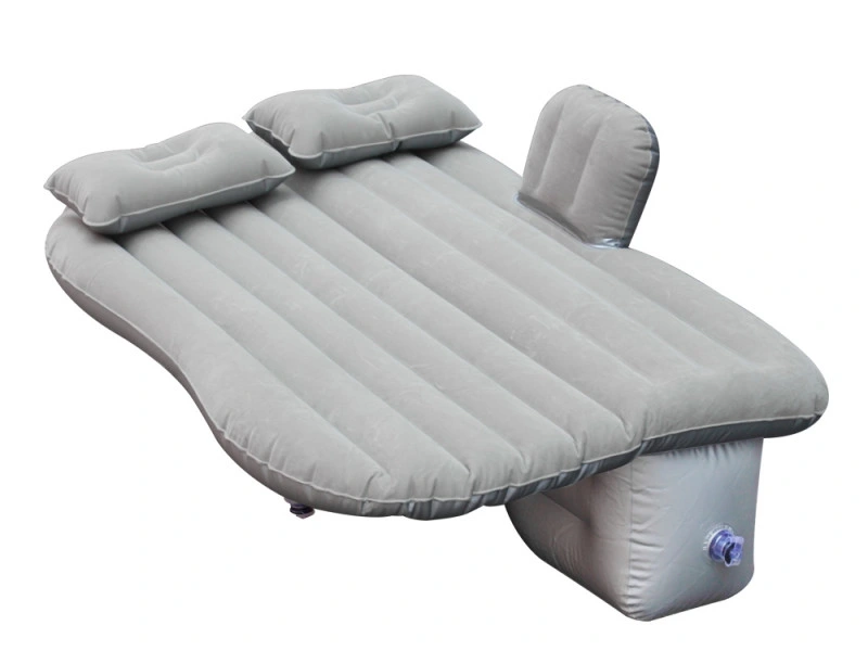 Inflatable Car Air Mattress with T Pump Portable Travel Camping Bed Sleeping Blow-up Bed Pad Fits SUV Truck