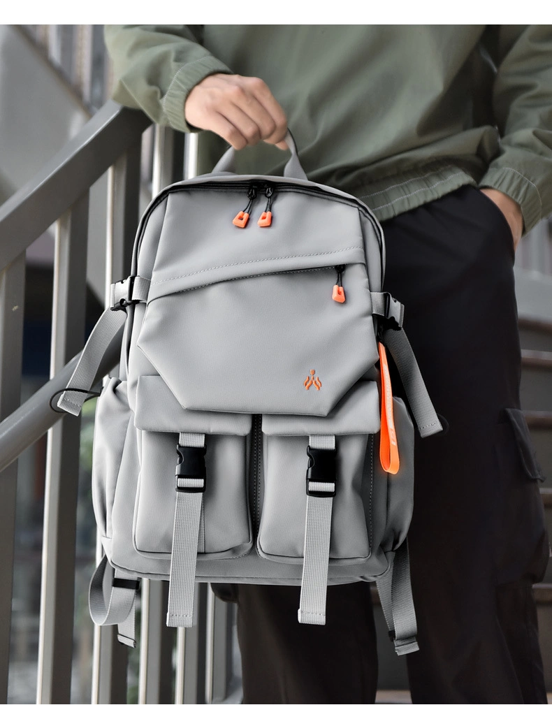 Backpack Men&prime; S Backpack Large Capacity Backpack Leisure Trend Sports Bag Computer Bag Male Compute Backpack College Schoolbag Travel Bag Laptop Backpack