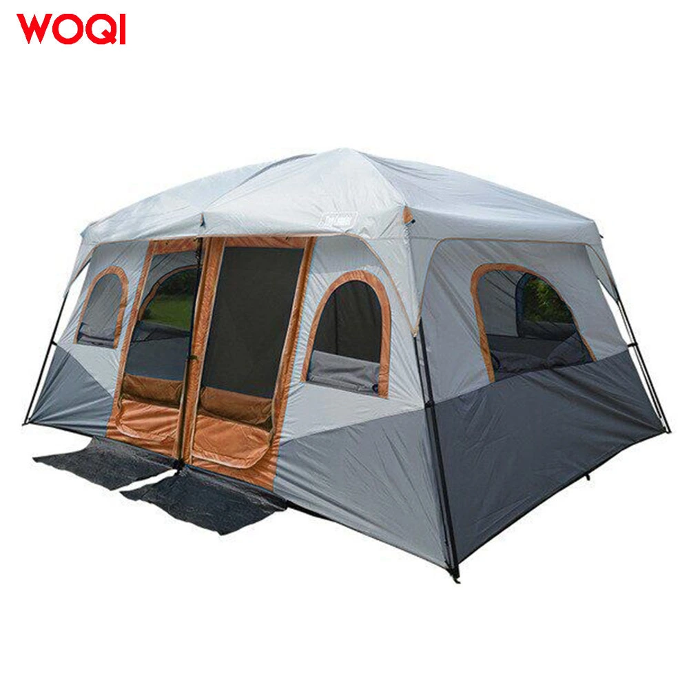 8 10 12 Person Event Marquee Tents Large Family Camping Waterproof Cabin Outdoor Two Bedrooms One Living Roomten