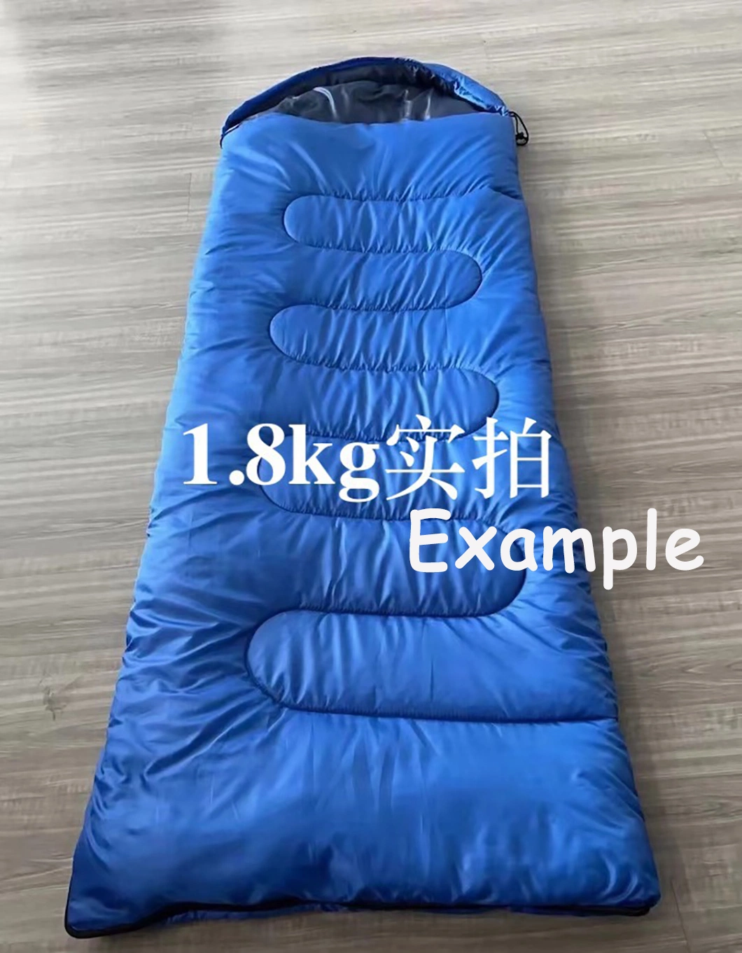 Envelope Outdoor Camping Adult Sleeping Bag Spacer Thickened and Warm Portable Hat Sleeping Bag