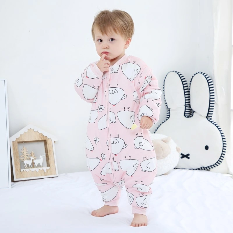 New Design Baby Clothes 100% Cotton Winter Wear Printing Long Sleeve Baby Sleeping Bag