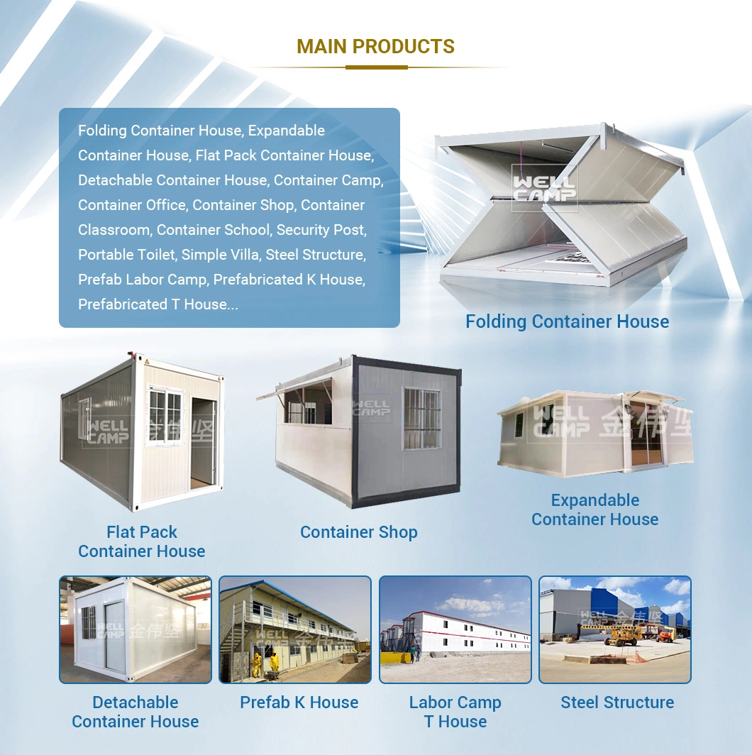 Hot Sale Temporary Offices Environment Protect Labor Camp Prefabricated Building K House Price