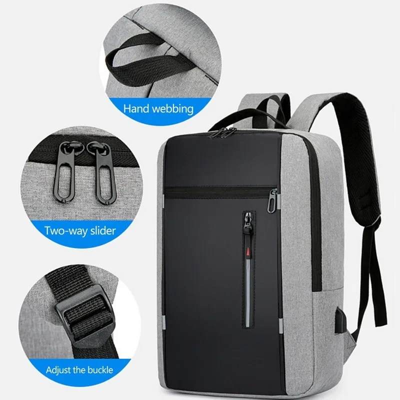 Durable and Stylish Waterproof School Travel Laptop Backpack Large Capacity Men&prime;s Backpack with Multiple Compartments