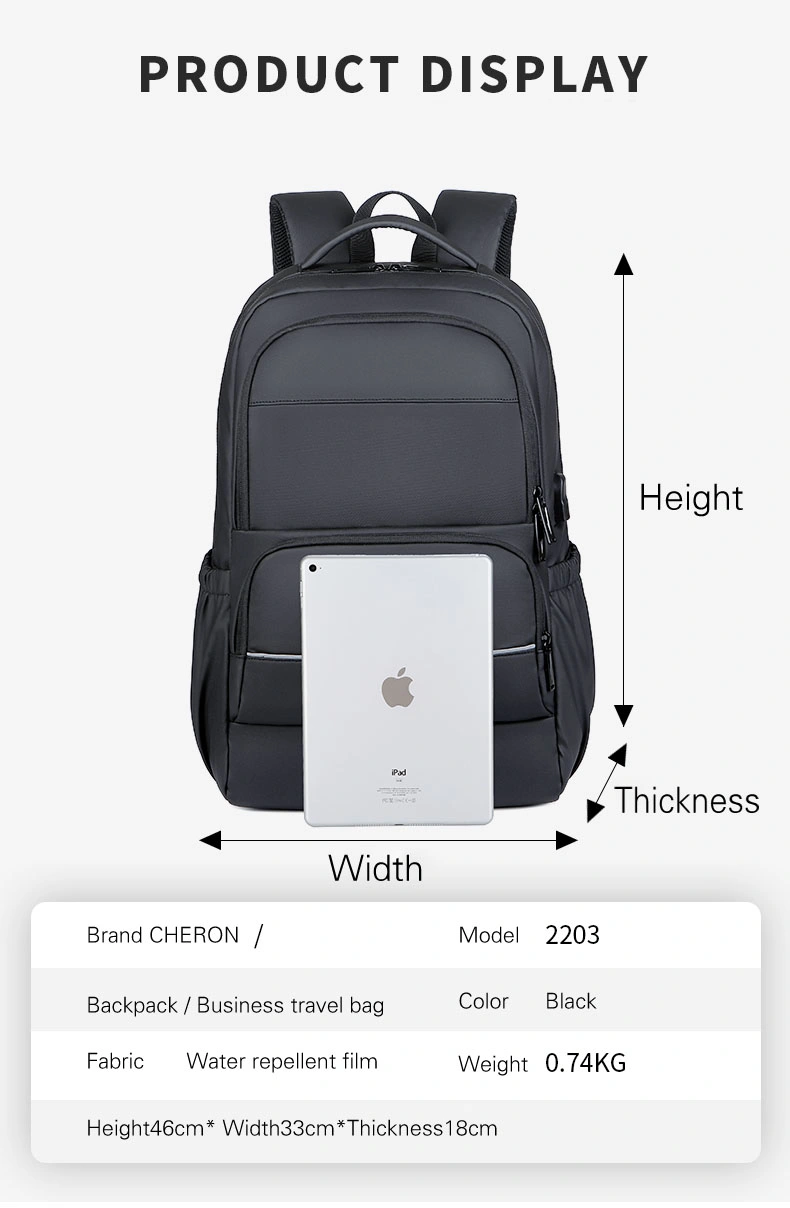 Sympathy Wholesale Big Capacity Customized Business Laptop Backpack Quality Backpack for Adults USB Travel Backpack