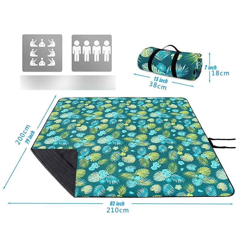 Outdoor Camping Pocket Picnic Mat Spring Trip Mat Portable Large Size Waterproof Mat Moisture-Proof Beach Mat