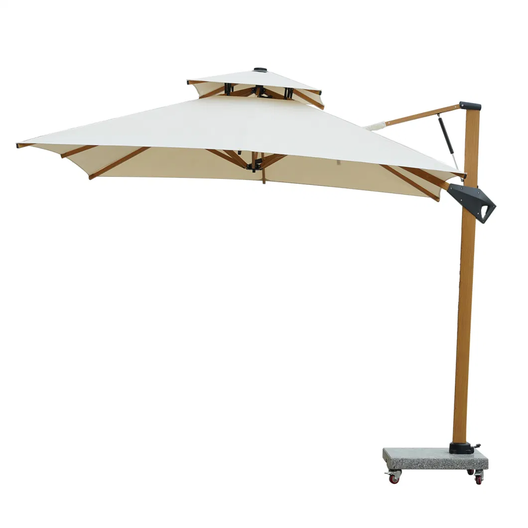 Wholesale High Quality Outdoor Patio Garden Furniture Aluminum Side Pole Beach Sun Cantilever Tent Umbrella