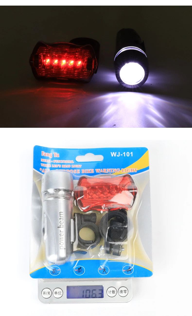 Mountain Road Bike Front Light LED Power Beam Gun-Shaped Riding Lamp Design Cycling Lantern Flashlight Bike Accessories