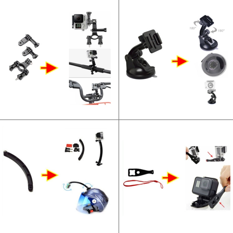 50-in-1 Action Camera Accessory Kit Compatible Action Camera Video Camera &amp; Accessories Bl15495