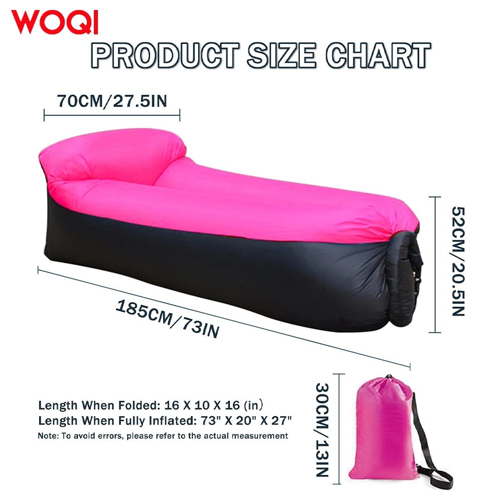 Comfortable Portable Waterproof and Leak Proof Inflatable Lying Chair Air Sofa Suitable for Outdoor Camping Hiking Beach