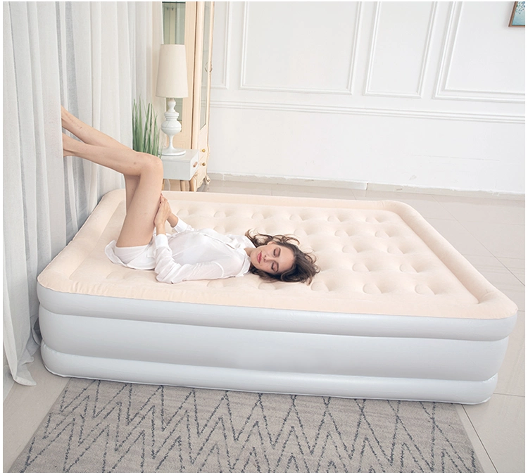 Factory Price Custom Size Floding Single Inflatable Air Mattresses Sleeping Bed