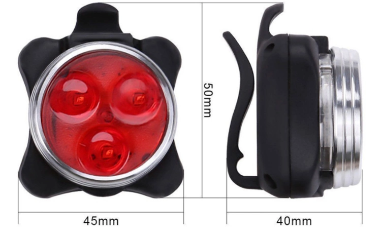 Bike Light Set, USB Rechargeable LED Bicycle Lights Waterproof Bike Headlight and Taillight Bike Accessories